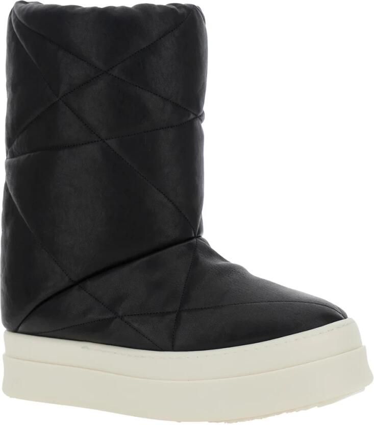 Rick Owens Zwarte Lunar Bumper Laarzen