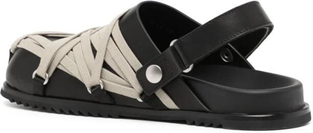 Rick Owens Zwarte platte schoenen voor vrouwen