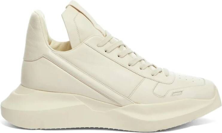 Rick Owens Stijlvolle Geth Runner Sneakers White Dames