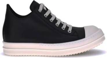 Rick Owens Stijlvolle Leren High-Top Sneakers