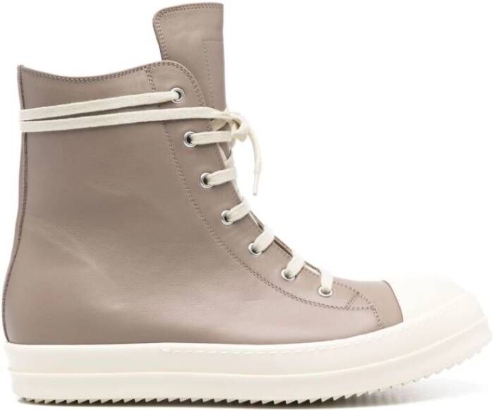Rick Owens Taupe Bruine Veterschoenen Brown Heren