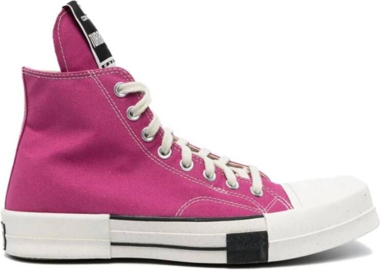 Rick Owens Turbodrk Hi Sneakers Hot Pink