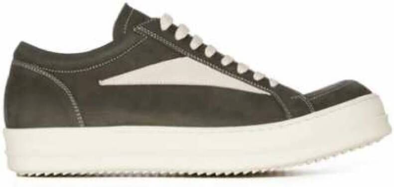 Rick Owens Vintage Lage Enkelsneakers Grijs Multicolor Heren