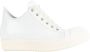 Rick Owens Witte Leren Lage Sneakers - Thumbnail 1
