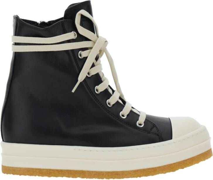 Rick Owens Zwarte Creep Sneakers