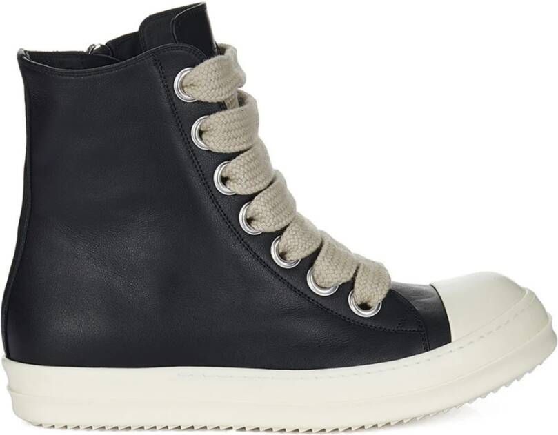 Rick Owens Zwarte Jumbolace Sneakers