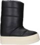 Rick Owens Zwarte leren enkellaarzen met rits - Thumbnail 1