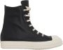 Rick Owens Zwarte Leren Sneakers Black Heren - Thumbnail 1