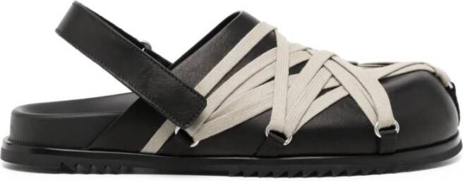 Rick Owens Zwarte platte schoenen voor vrouwen