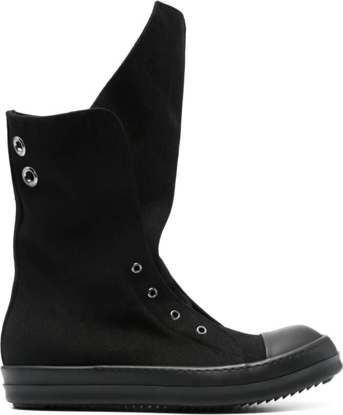 Rick Owens Zwarte Sneaks Boots