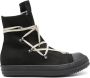 Rick Owens Zwarte Veterschoen met Zijrits - Thumbnail 1