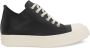 Rick Owens Zwarte Veterschoenen met Platte Zool - Thumbnail 1