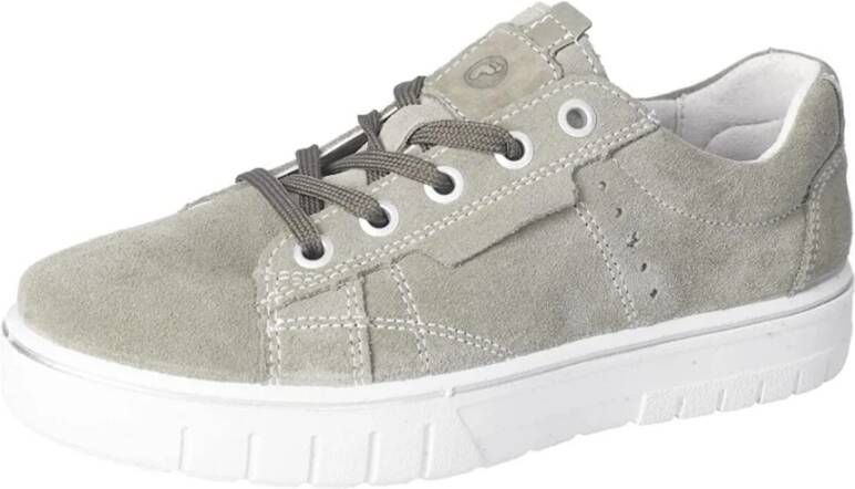 Ricosta Velours Sneakers met Veters