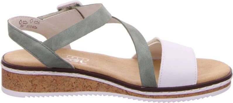 Rieker Alabama Witte Casual Schoenen