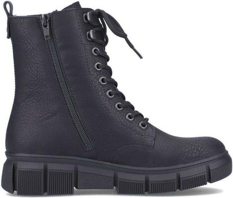 Rieker Zwarte gesloten booties voor vrouwen Black Dames