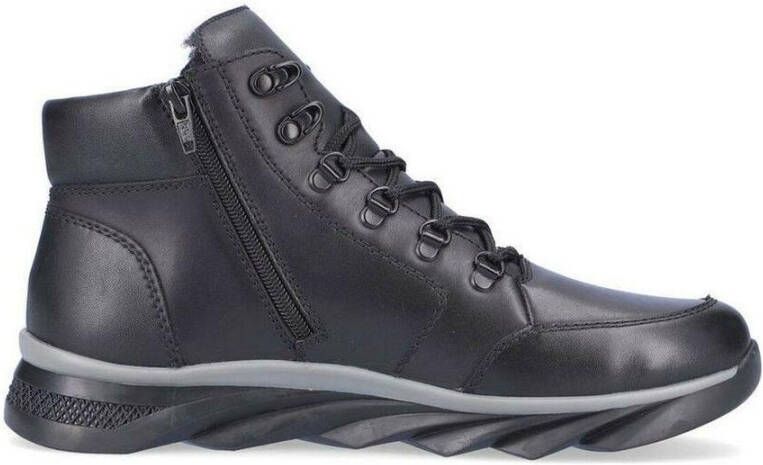 Rieker Zwarte Casual Gesloten Enkellaarsjes Black Heren