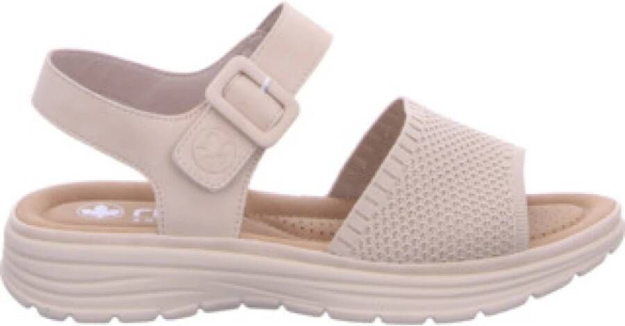 Rieker Beige Dames Sandalen Stijlvol en Comfortabel