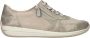 Rieker Beige en parelgrijze sneaker met stippenpatroon Multicolor Dames - Thumbnail 2