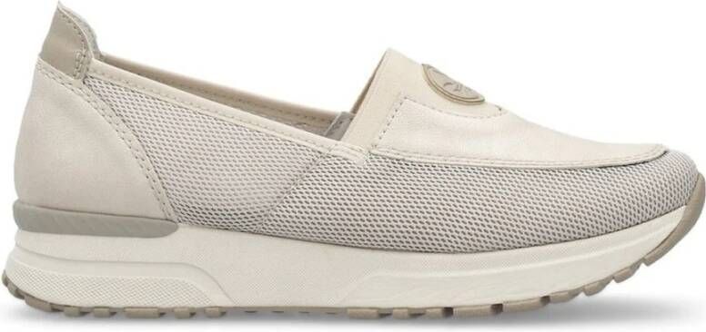 Rieker Beige Sneakers voor Vrouwen Beige Dames