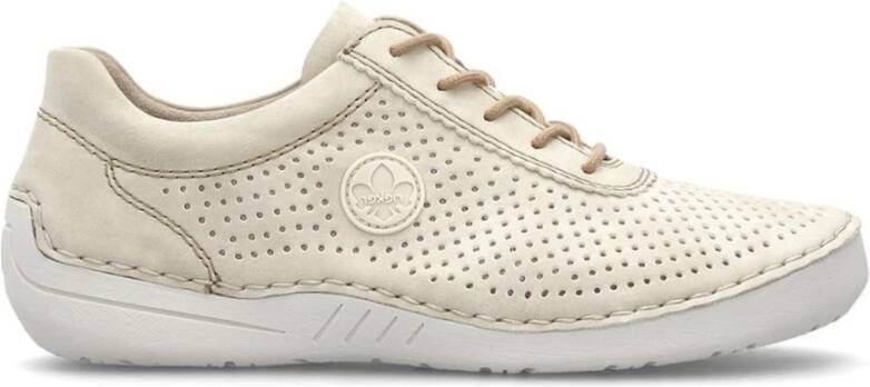 Rieker Beige Sneakers voor Vrouwen Beige Dames