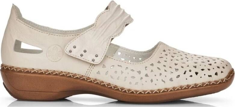 Rieker Beige Sneakers voor Vrouwen Beige Dames