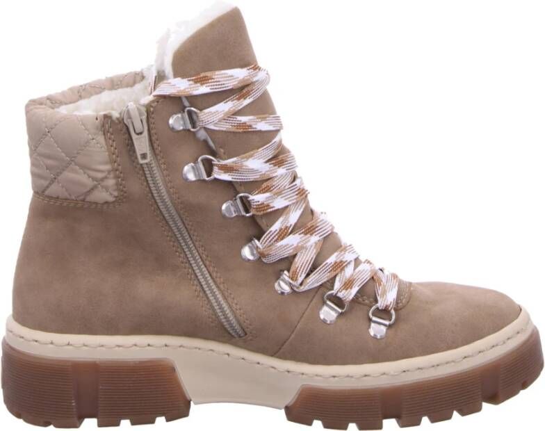 Rieker Beige Winterlaarzen voor dames
