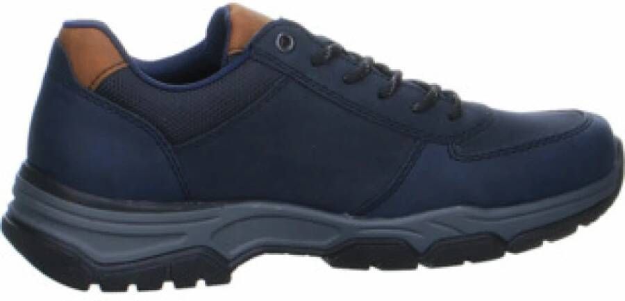 Rieker Blauwe Comfort Veterschoenen voor Heren