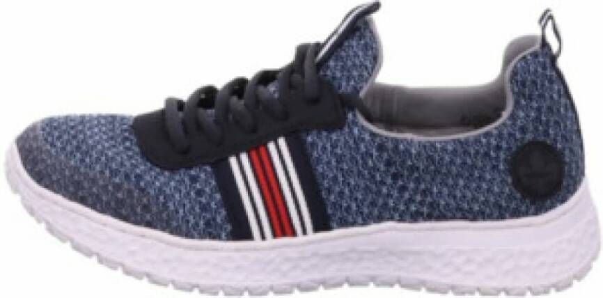 Rieker Blauwe Damen Sneakers Synthetisch Materiaal