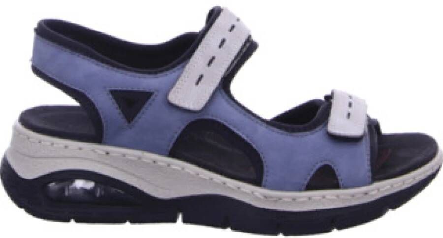 Rieker Trekkingsandalen Vegan Klittenbandschoen outdoorsandaal zomerschoen met Air demping