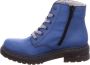 Rieker Hoge veterschoenen veterschoen blokhak met logo-embossing - Thumbnail 1