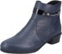 Rieker dames enkellaars blauw - Thumbnail 2
