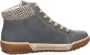 Rieker Sportieve en warme veterschoen voor dames Blue Dames - Thumbnail 3