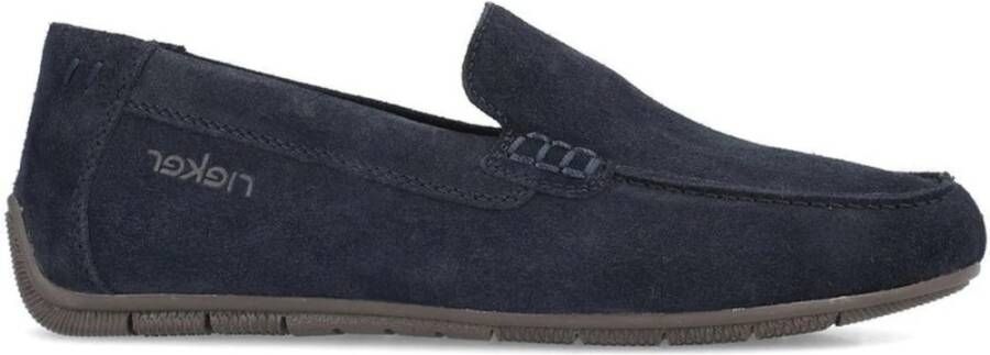 Rieker Blauwe Klassieke Loafers Blue Heren