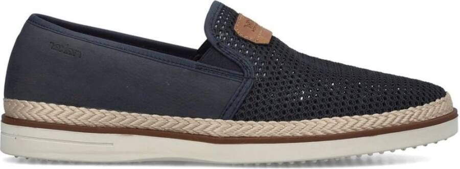 Rieker Blauwe Sneakers voor Mannen Blue Heren