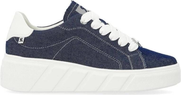 Rieker Blauwe Sneakers voor Vrouwen Blue Dames