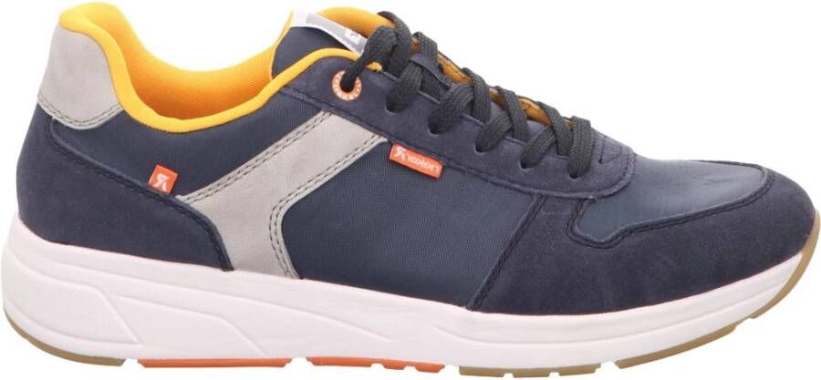 Rieker Blauwe Casual Platte Sneakers voor Heren Blauw Heren - Foto 3