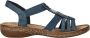 Rieker Sandalen zomerschoen sandaal sleehak met decoratieve parels - Thumbnail 2