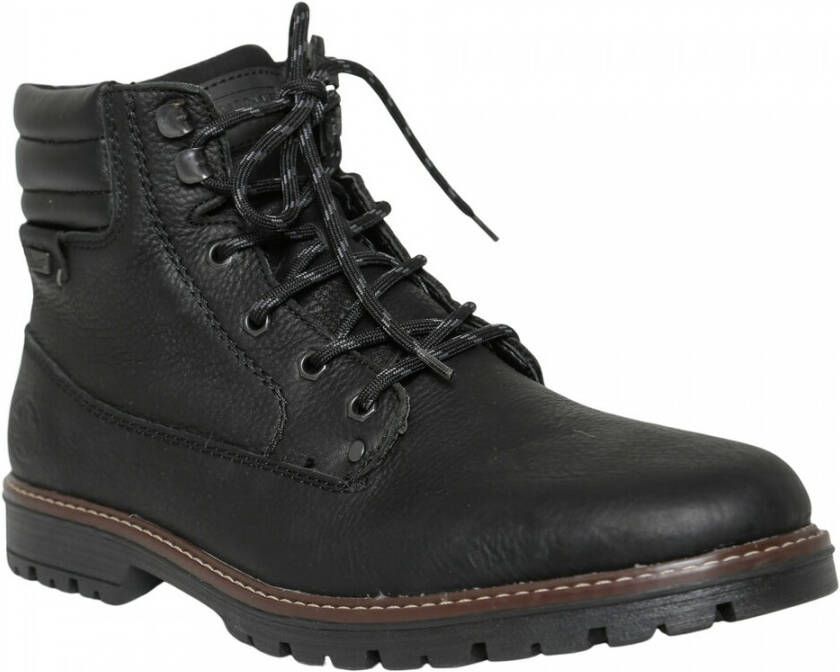 Rieker Gevoerde Winterlaarzen met Spikes voor Heren Black Heren