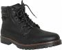 Rieker Gevoerde Winterlaarzen met Spikes voor Heren Black Heren - Thumbnail 8
