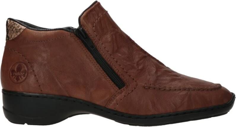 Rieker Bruine Comfortlaars voor Dames Brown Dames