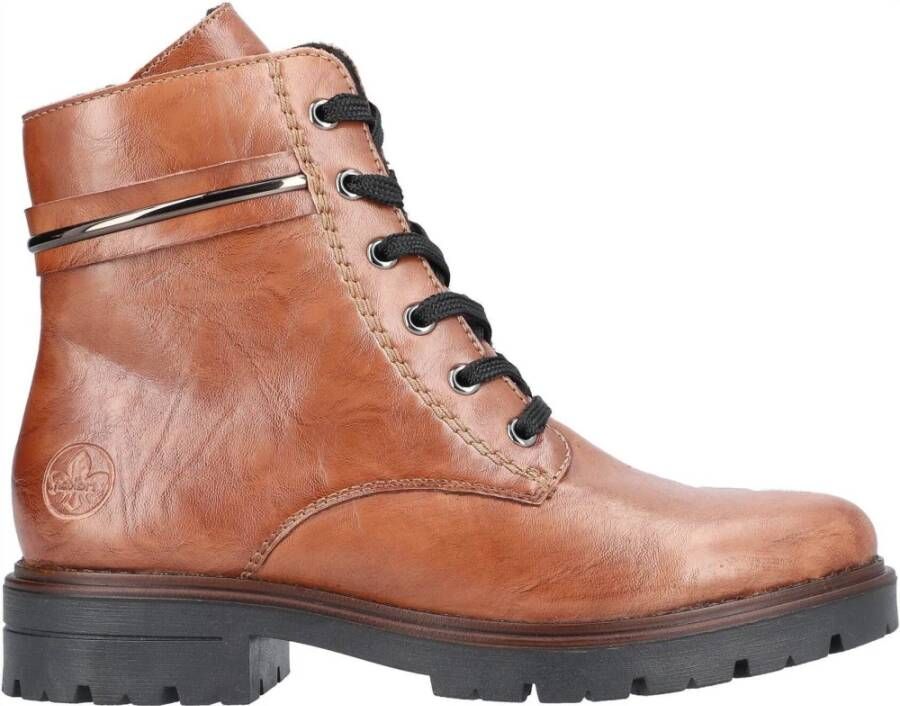 Rieker Bruine elegante pumps met hak voor dames