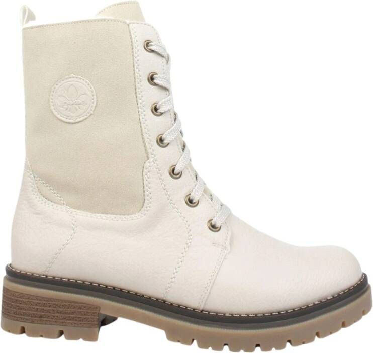 Rieker Casual Beige Enkellaarsjes