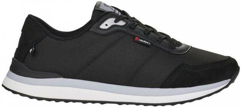 Rieker Zwarte Casual Veterschoenen Black Dames