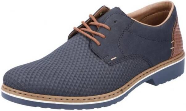 Rieker Veterschoenen met modieuze perforatie vrijetijdsschoen lage schoen veterschoen