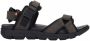 Rieker Grijze Leren Platte Sandalen voor Heren Grijs Heren - Thumbnail 14