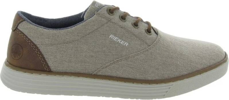 Rieker Sneaker B2201-60 Beige Canvas 10½ - Foto 2