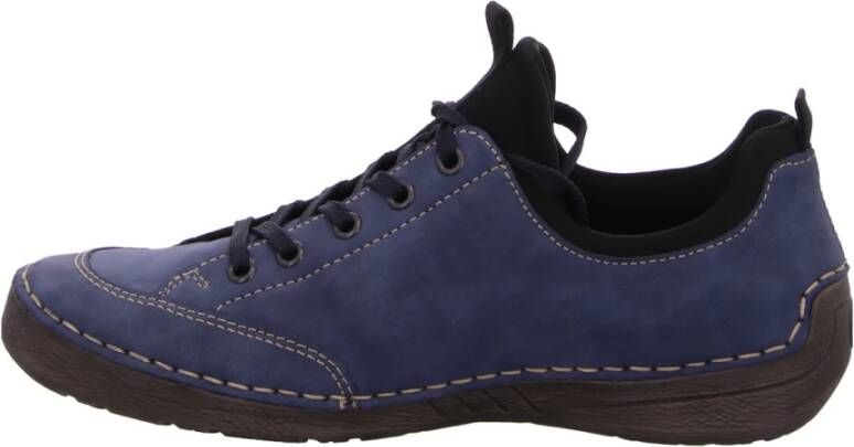 Rieker Slip-on sneakers slipper instapschoen met elastische instap