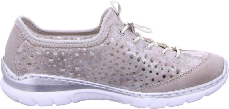 Rieker Slip-on sneakers instapschoen vrijetijdsschoen lage schoen met snelle sluiting