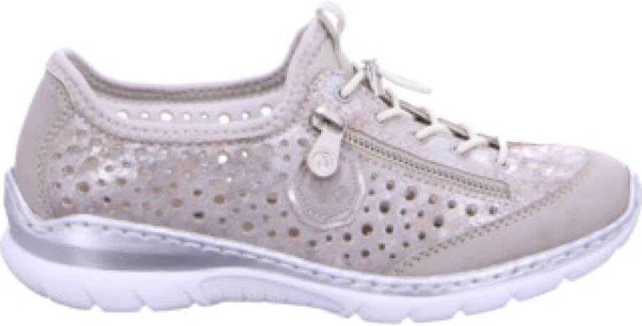 Rieker Slip-on sneakers instapschoen vrijetijdsschoen lage schoen met snelle sluiting