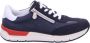 Rieker Sneakers met sleehak lage schoen vrijetijdsschoen veterschoen met touwachtige ritssluiting - Thumbnail 1